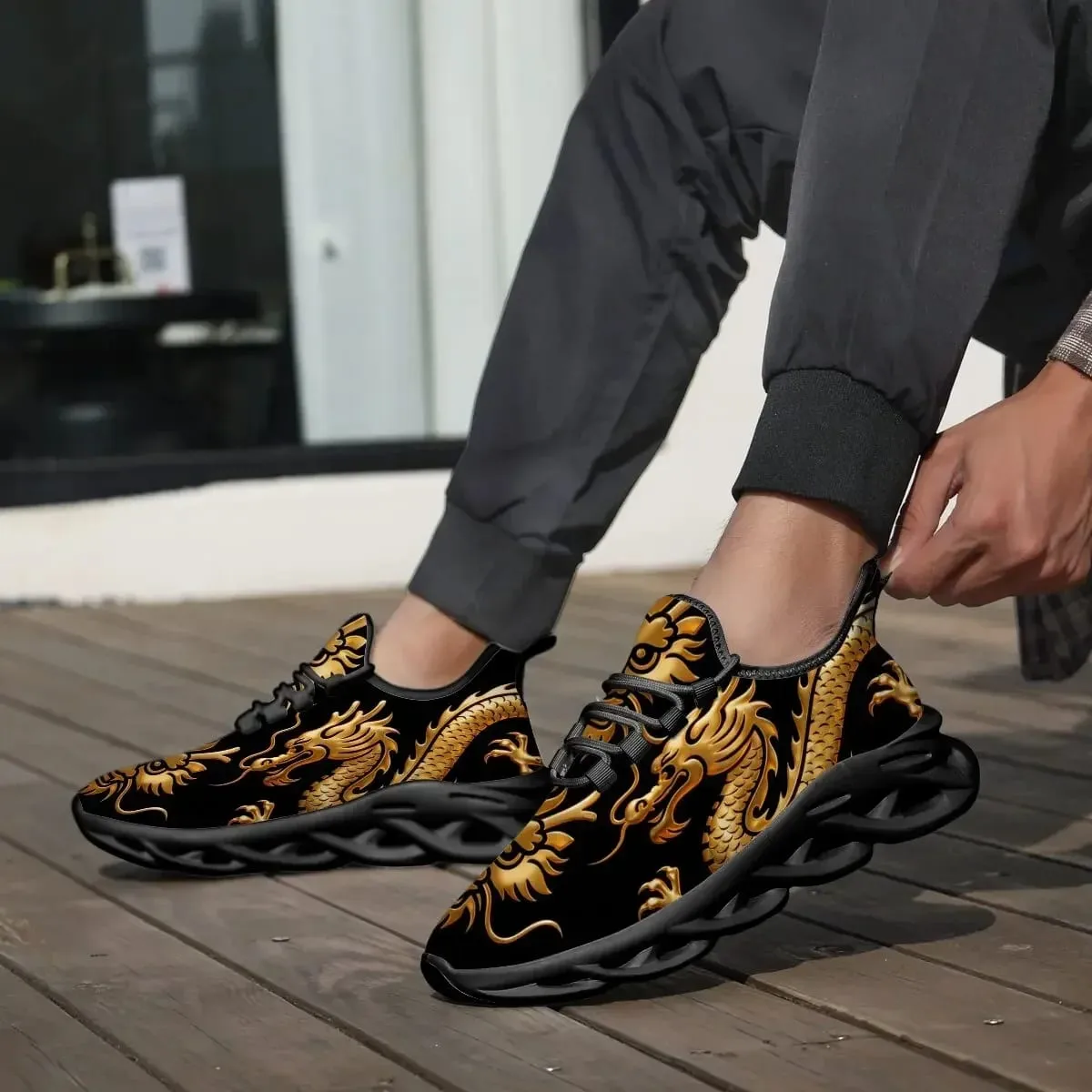 Ανδρικά αθλητικά παπούτσια Casual Mesh Ελαφρύ, αναπνεύσιμο, μαλακό πάτο για τρέξιμο Παπούτσια για τρέξιμο, ολισθηρά ανδρικά φλατ Loafers, αθλητικά παπούτσια Zapatos Hombre — image 4