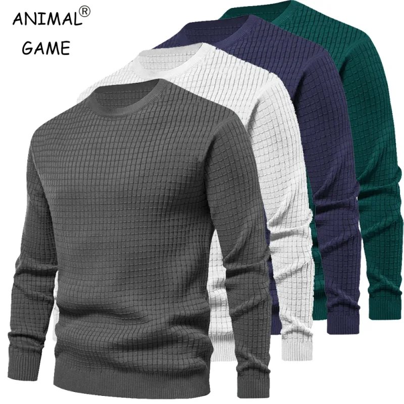 Nuevas sudaderas con cuello redondo para hombre, sudaderas grandes de Color sólido, camisetas para correr al aire libre de primavera — image 5