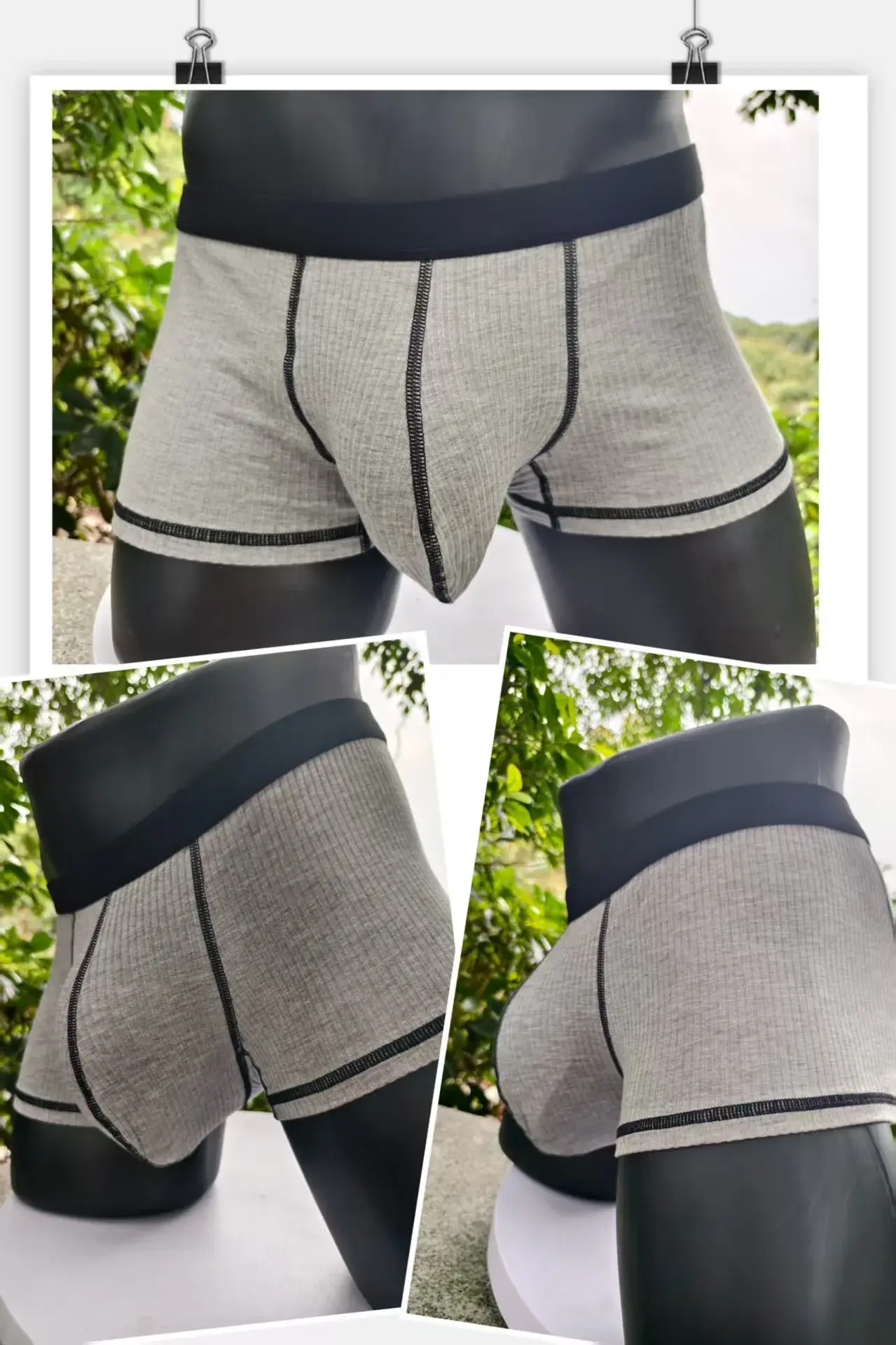 Mens High Elasticity Boxer Shorts Large Pockets Breathable Quick Dry Sports Gym Casual Fashionable Loose Fit Summer Shorts — image 7
