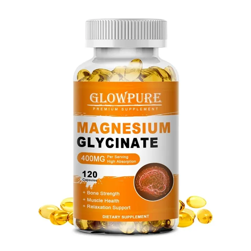 Magnesium Glycinate for Sleep Brain Nervous System Bone Muscle Relieve Anxiety Heart Health — image 8