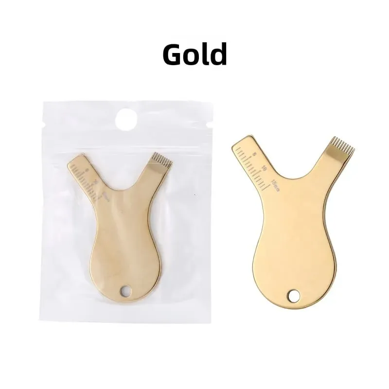 Pincel de maquiagem para cílios, ferramenta permanente reutilizável de aço inoxidável, pente limpo, formato em y, escovas para cílios enxertados — image 10