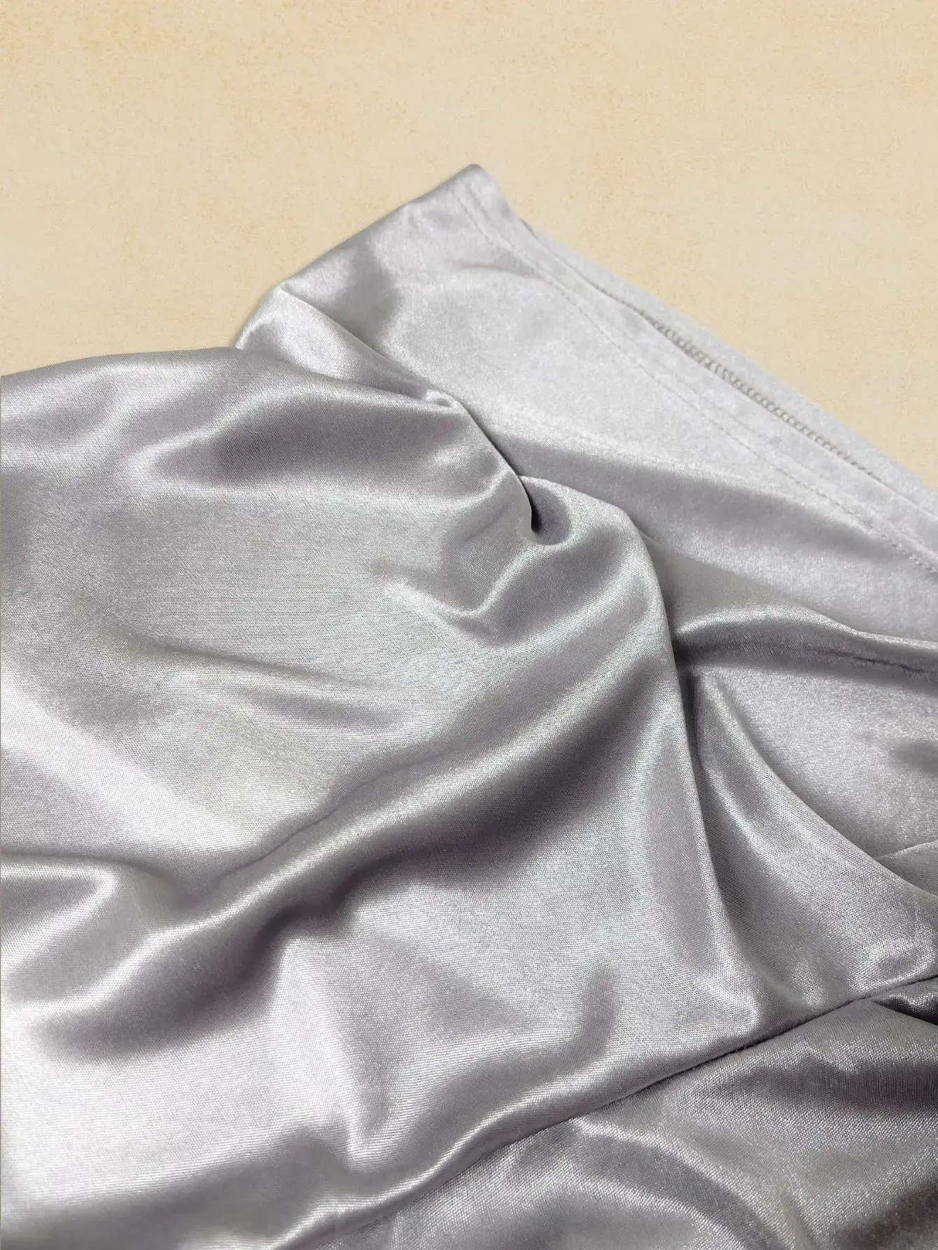 1pc Men's Satin Ice Silk Shorts Lightweight Smooth Comfortable Breathable Sweat-Wicking Casual Lounge Sleep Men Underwear Shorts — image 4