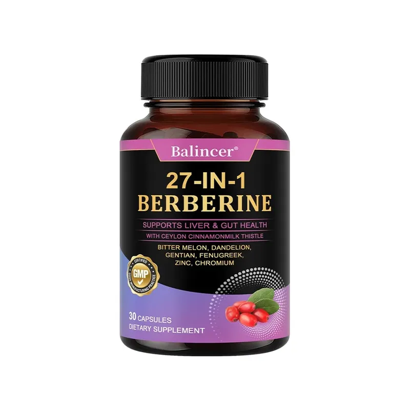 Κάψουλες Berberine - με κανέλα Κεϋλάνης - Ισορροπία του σακχάρου στο αίμα Καρδιαγγειακή υγεία Βοηθά την πέψη Προωθεί το μεταβολισμό