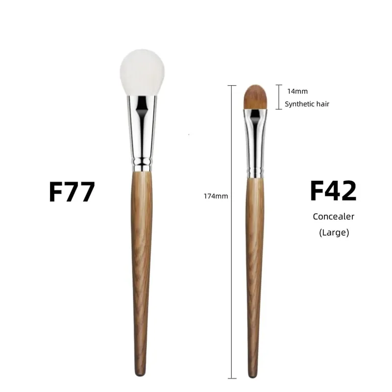 Natural Hair Blush Brush Face Highlighter Shadow Makeup Brushes Natural Goat Hairs Bronzer Pro Essential Cosmetic Tools — image 19