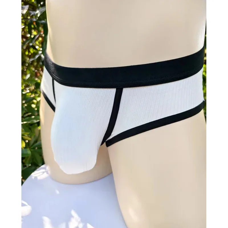 Men's briefs with large pockets are very sexy. Large-space sports underwear for men 3256811705961751 — image 6