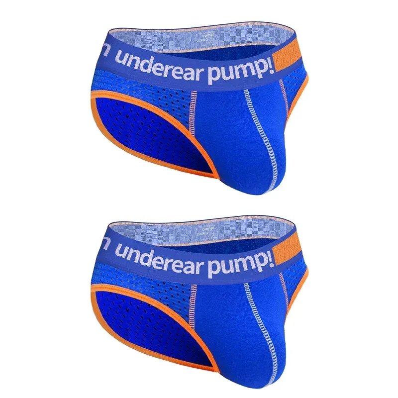 Men's Low Waist Slimming Mesh Briefs U Convex Pouch Elastic Waistband Breathable Colorful Jockstrap Underwear — image 37