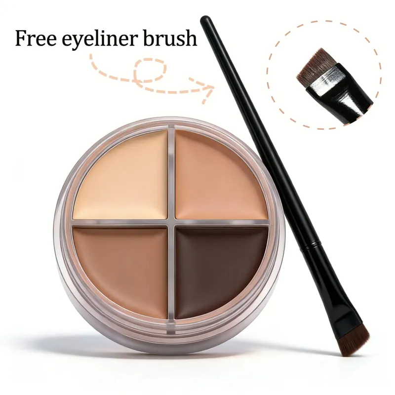Herorange Smudge Proof Cream Eyeliner Kit Μακιγιάζ ματιών πολλαπλών χρήσεων για αρχάριους