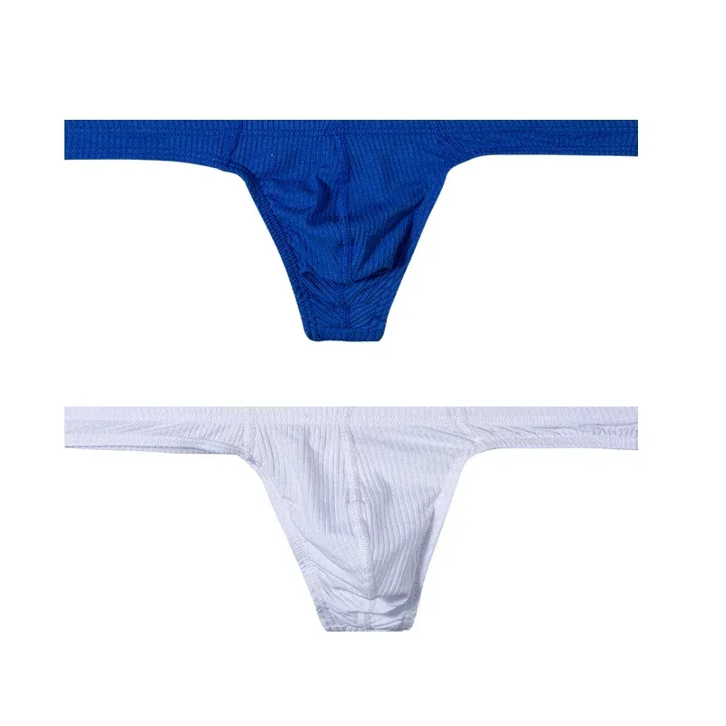Cotton Men's Big Pouch Thong Panties Men Cotton Sports Running Underwear Comfortable Seamless Male G-string Briefs — image 23
