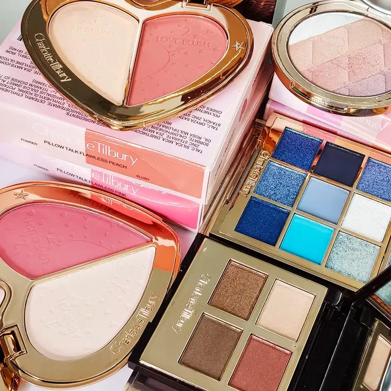 CT Latest Style Multi-color Eyeshadow Palette 6 Color Eye Shadow Cream Love Heart Powder Blusher Lasting Easy to Color Cosmetics