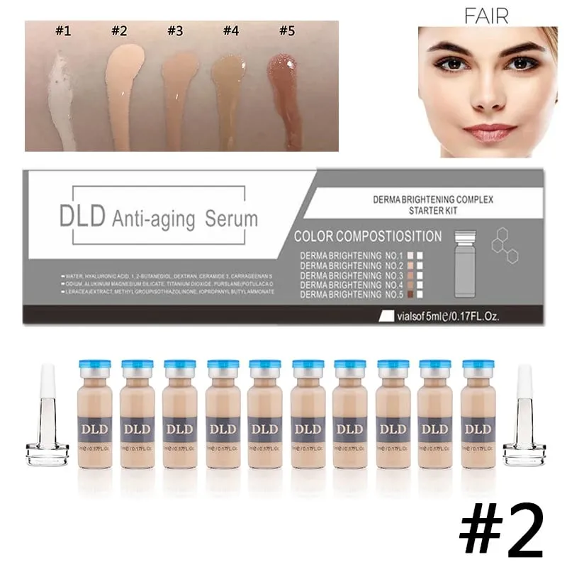 10 בקבוקונים Korea BB Cream Glow Essence ערכת התחלה למתחילים Niacinamide Moisturizing Foundation Cream טיפוח עור הפנים