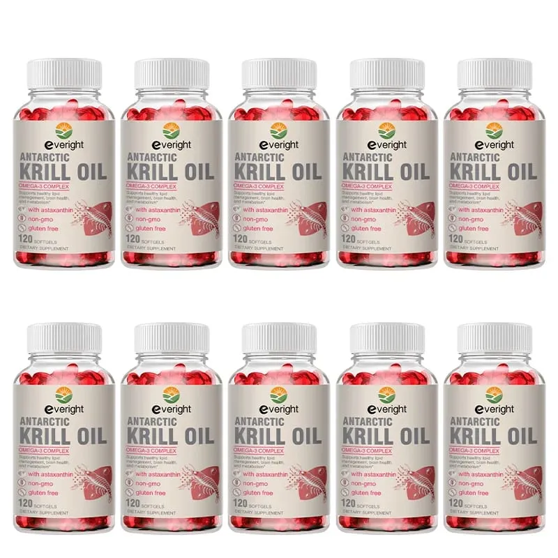 Έλαιο Krill – Σύμπλεγμα φωσφολιπιδίων Ωμέγα-3 με Ασταξανθίνη – Υποστηρίζει Διαχείριση Λιπιδίων Μεταβολισμός Υγεία εγκεφάλου και καρδιάς EPA/DHA — image 11