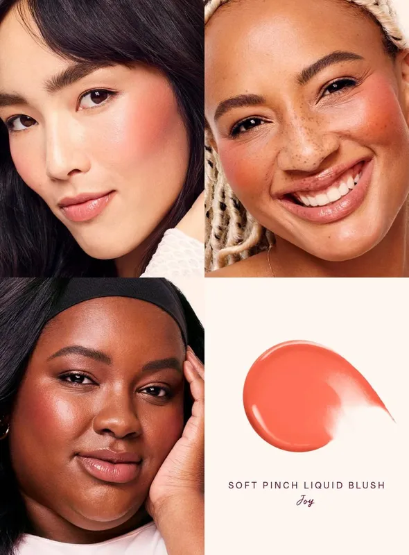 Rare Beauty Melting Cream Blush Makeup Matte Pearlescent Texture Glitter Blush Highlighter Bright Nourish Moisturize Lip Gloss — image 22