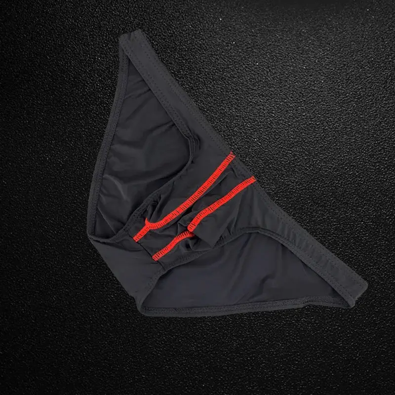 กางเกงในบุรุษผ้าไหมน้ำแข็ง Ultra บางชุดชั้นในเซ็กซี่ U Bulge POUCH กางเกงชาย Elastic Comfort Quick Drying กางเกงยีนส์กางเกง — image 2
