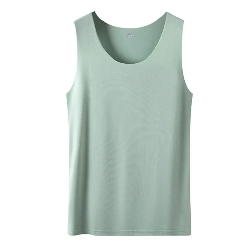 Γυναικείες Summer Ice Silk Χωρίς ραφή Top Basic Αμάνικο O-Neck Racerback Αθλητικά λεπτά πουκάμισα Απλό μονόχρωμο Yoga Quick Dropship — image 11