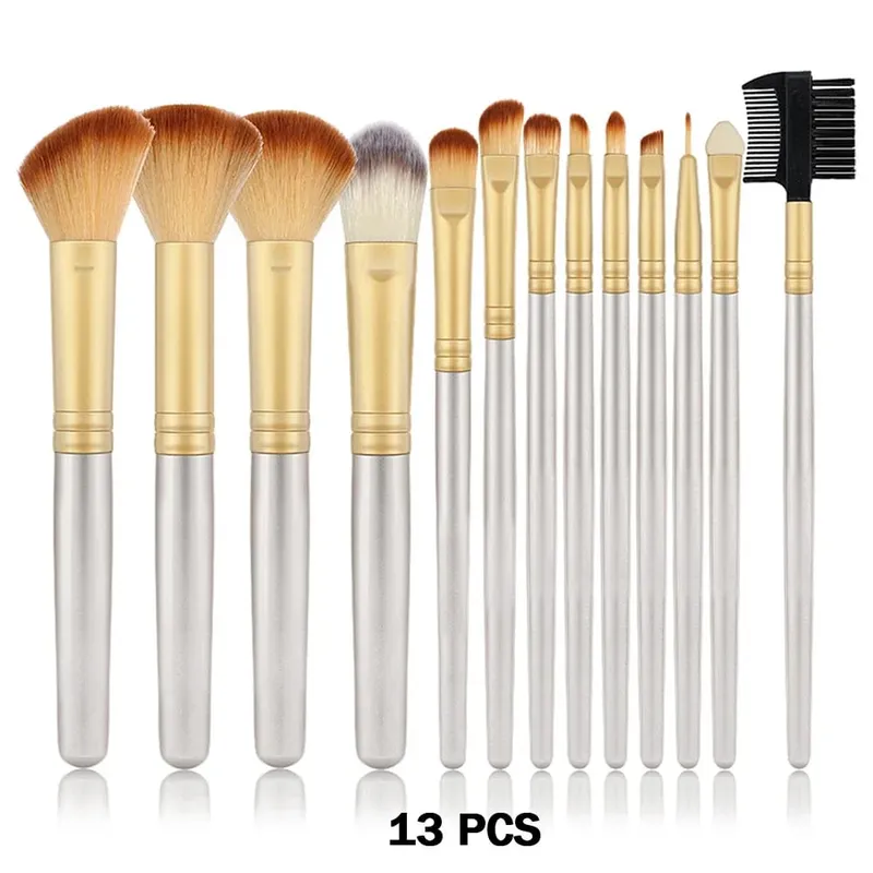 סט מברשות איפור חדש 10/32 יחידות Soft Fluffy Powder Foundation Contour סומק קונסילר צלליות מיזוג סימון כלי יופי