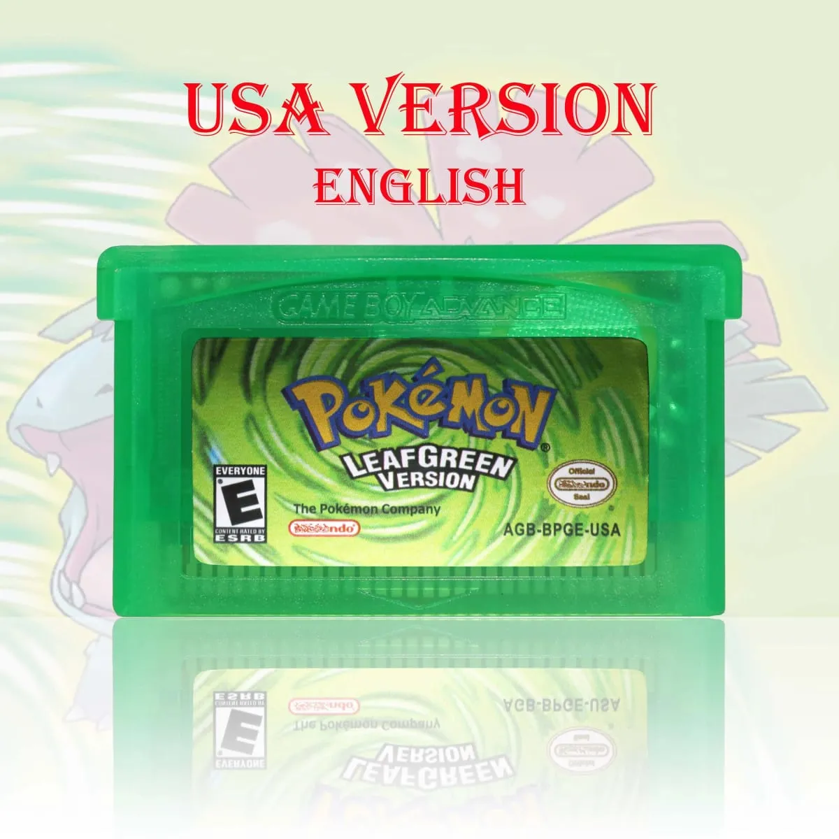 GBC/GBA USA Έκδοση Pokemon Blue/Crystal/Emerald/Fire Red/Leaf Green Cartridge Κάρτα βιντεοπαιχνιδιού υψηλής ποιότητας με μπαταρία — image 14