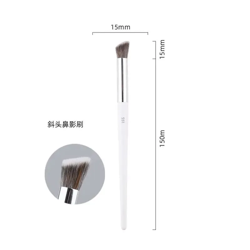 1pc White Powder Makeup Brushes 3D Liquid Foundation Base Make up Brush Eyeshadow blending Detail Face Eye Concealer Beauty tool — image 24