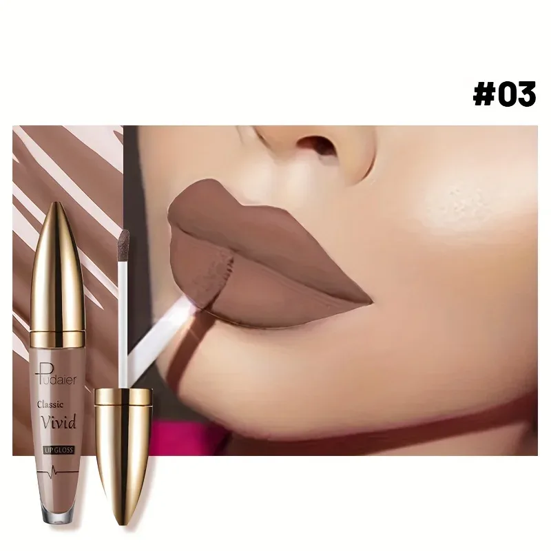 High Pigmented Matte Lip Glaze - Long-lasting Smudge Proof Liquid Lipstick Makeup Δώρα για την Ημέρα του Αγίου Βαλεντίνου Δώρο για την Ημέρα της Γυναίκας — image 4