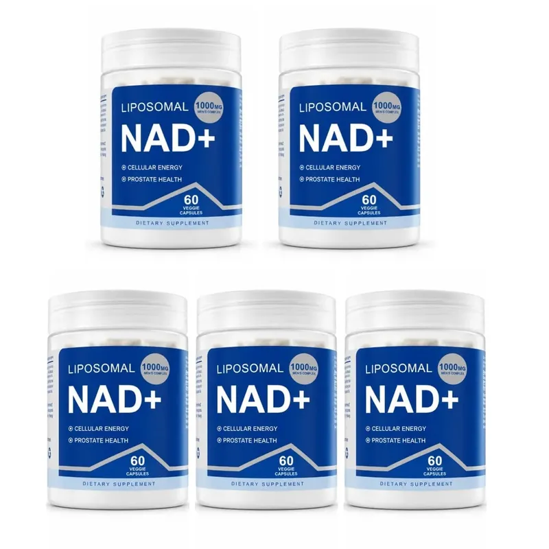 NAD+ Férfi Komplex Kapszula Cellular Energy Support Resveratrol Maca Prosztata egészségének és vizeletürítési kényelmének támogatása 60 kapszula — image 11