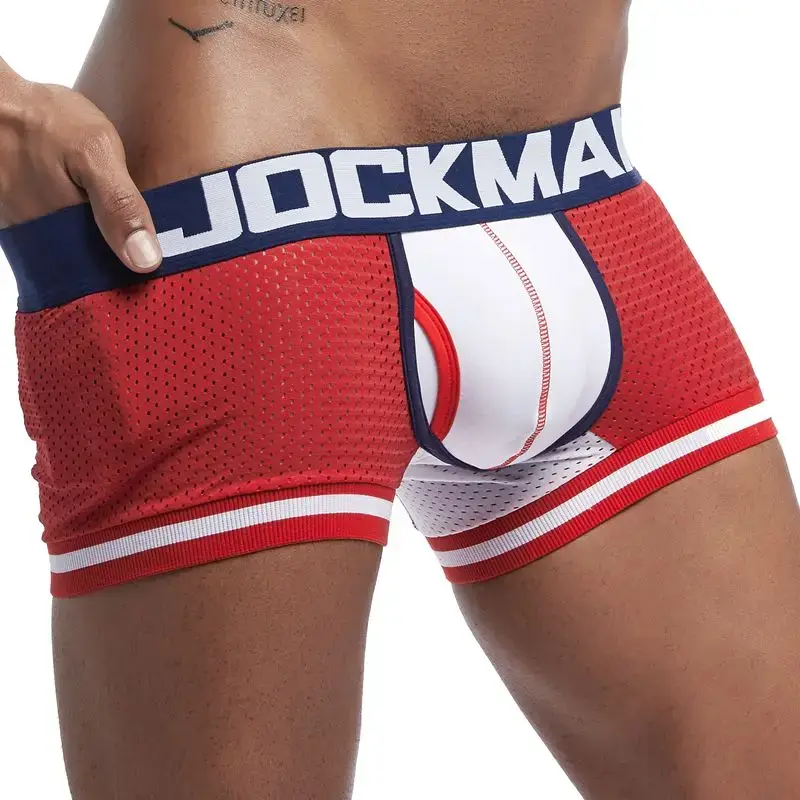Man Underpants Boxershorts Mesh Nylon Men Boxers Male Breathable Underwear Men’s Panties Boxer Quick Dry Sports Fitness