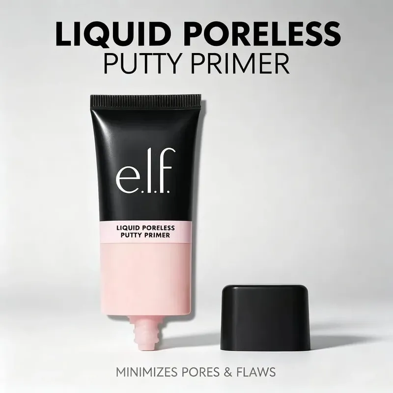 ξωτικό. Liquid Poreless Putty Primer Cream Texture Facial Makeup Base Pore Minimizing Oil Control Flawless Skin Cosmetics — image 7