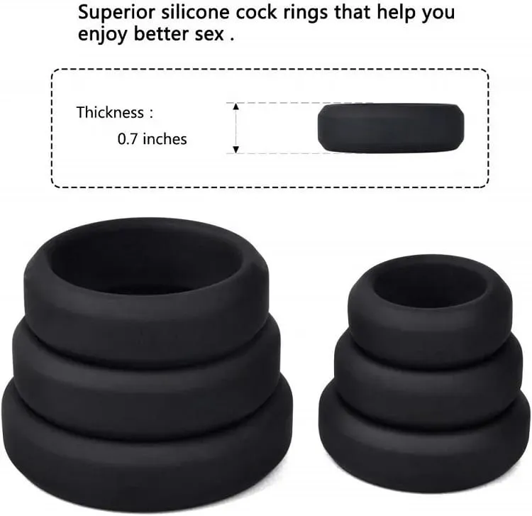 Sex Toys For Men Cock Ring Penis Enhance Erection Delay Ejaculation Cockring Foreskin Lock Semen Ring Sex Shop Intimate Goods — image 2