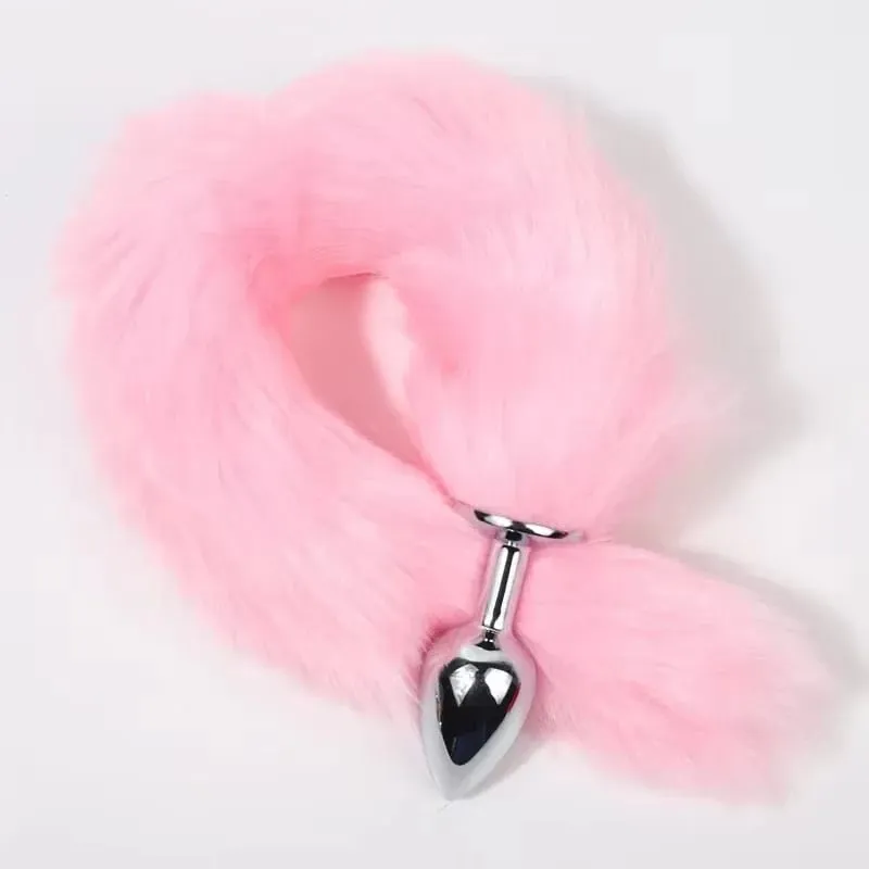 Cheap Anal Plug Metal Sexy Foxtail Anal Plug Role-play Sex Toy Male and Female Anal Plug Adult Game Couple Toys Sex Toys — image 4
