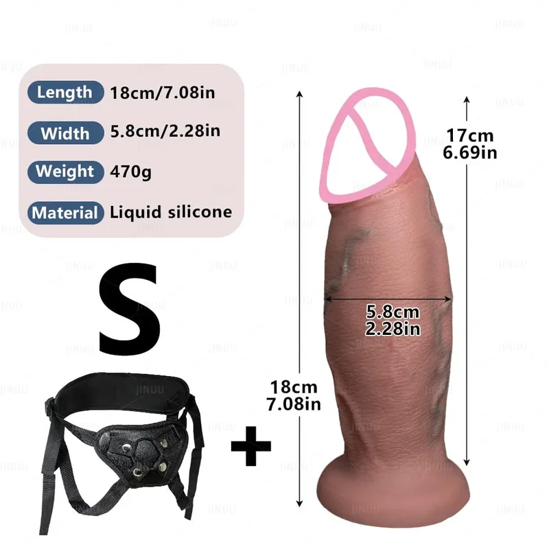 Enorme consolador realista fantasía pene largo Miembro grande ventosa consoladores para mujeres consolador Anal gigante juguetes sexuales para Mujeres Hombres Gay