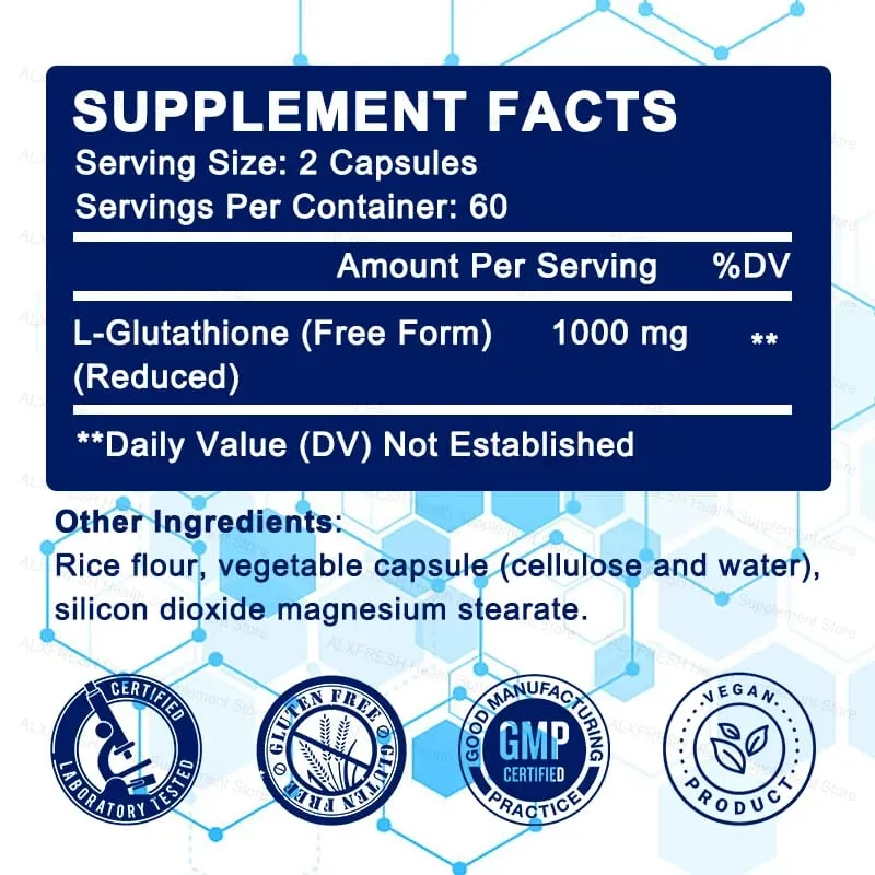 Liposzomális glutation 1000 mg - Antioxidáns és immunrendszert támogató kiegészítő - Méregtelenítés és májtámogatás — image 5