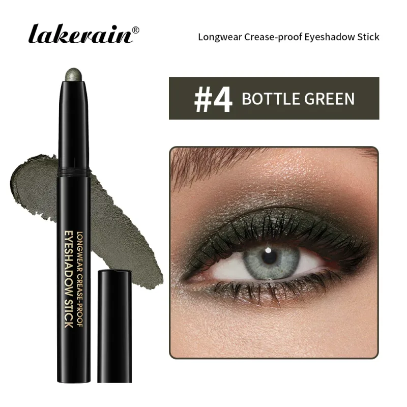 Shimmer & Matte Eyeshadow Pencil Stick Waterproof Pearlescent Metallic Glitter Eye Shadow Highlighter Pen Eyeshadow Cosmetics