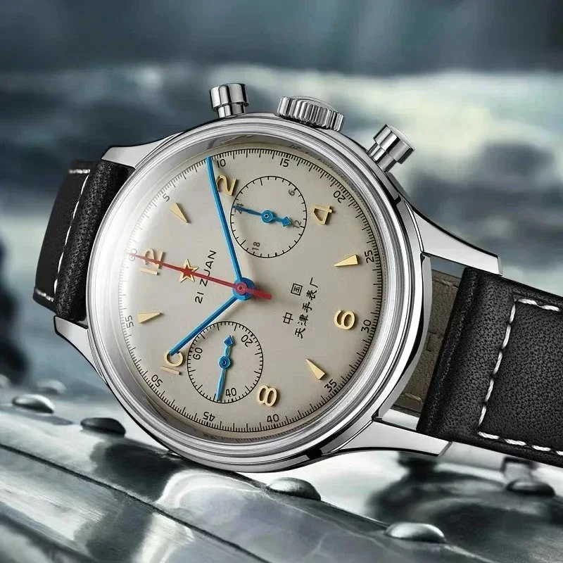 2026 New Men's Watches 1963 Pilot Automatic Watch 42mm Waterproof Retro Quartz Chronograph Vintage Dress Watch Relojes — image 3