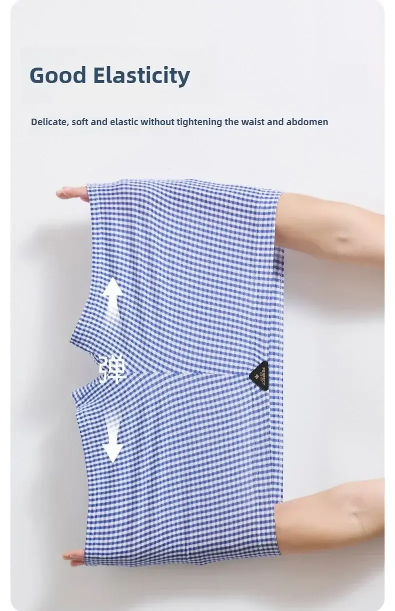 3Pek Kapas Seluar Aro Lelaki Musim Panas Nipis Mens Boxers Longgar Bernafas Seluar Piyama Trendy Lembapan Wicking Boxershorts — image 7