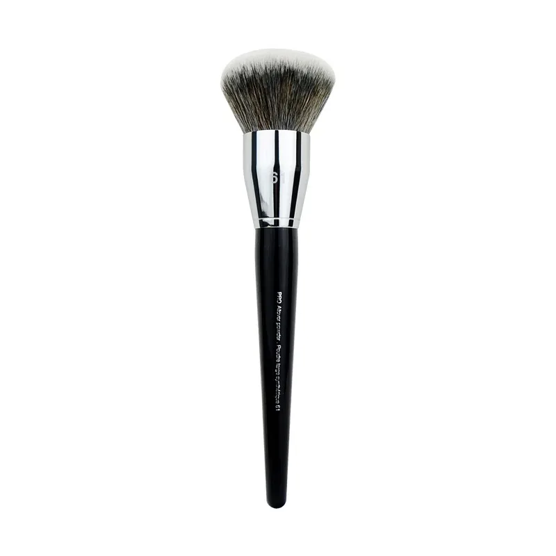 1 piece Pro Round Powder Makeup brushes Setting Make up brush Powder Contour synthetic Hair Angled Foundation wood handle — image 5