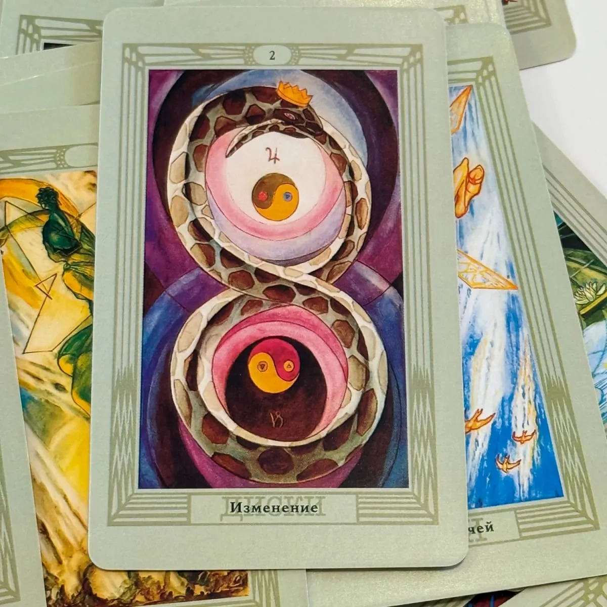 Κάρτες Thoth Tarot Ρωσική /Ισπανική/Αγγλική έκδοση Oracle Επιτραπέζια παιχνίδια για πάρτι — image 5
