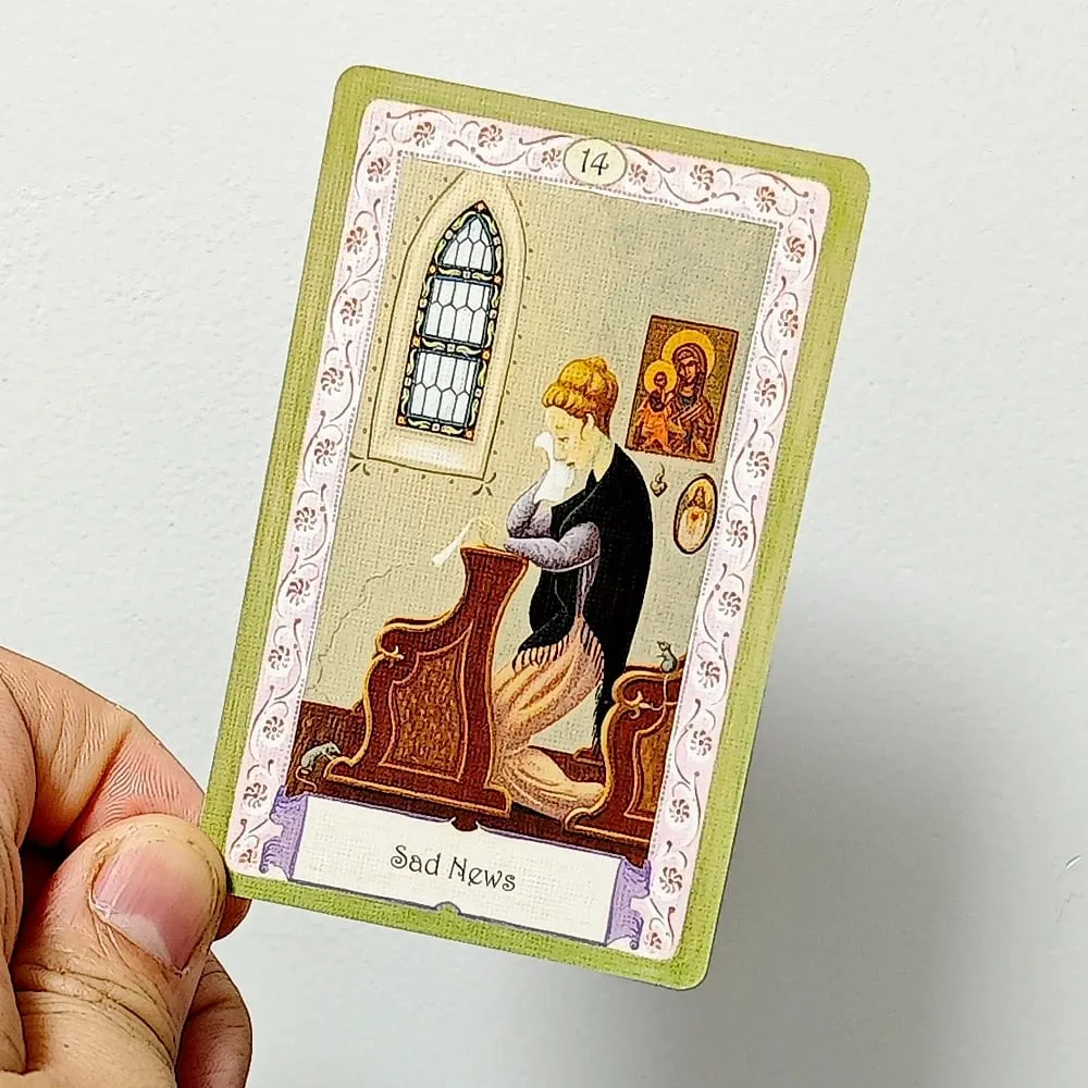 Mystical Kipper Deck 9*6cm 36 τμχ Oracle Cards με Λέξεις-κλειδιά Γερμανικό Σύστημα Τύχης — image 5