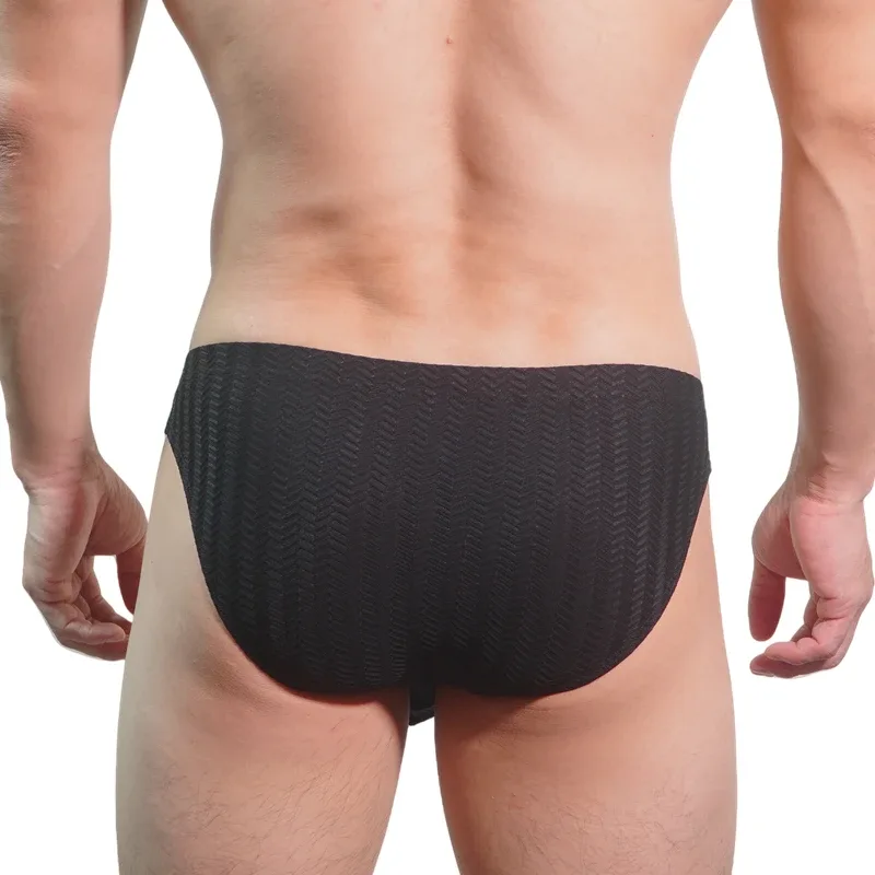 Men Bikini Sexy Briefs Underwear Lace Butt-lifting Male Panties Cuecas Calzoncillos Hombre Slips Quick Dry Mens Elastic Lingerie — image 8