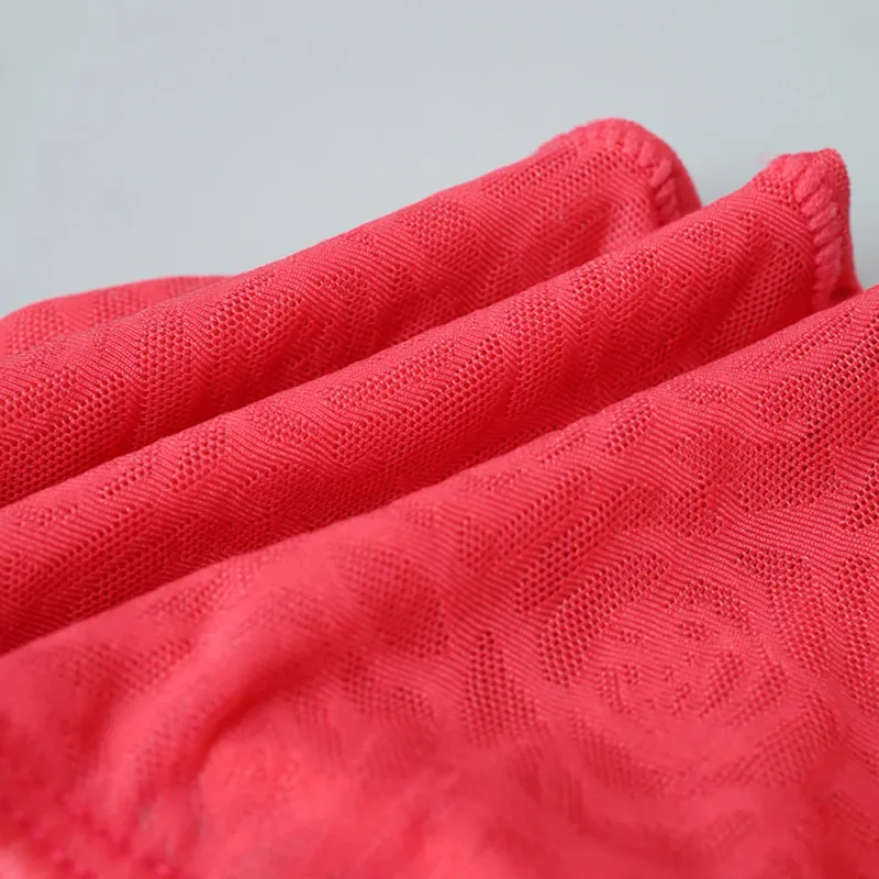 Lelaki Lace Jacquard G-string Seluar Dalam Tinggi Meregangkan Kantung Besar Thong Seluar Dalam Gay Seksi Erotik Seluar Dalam T-belakang — image 12