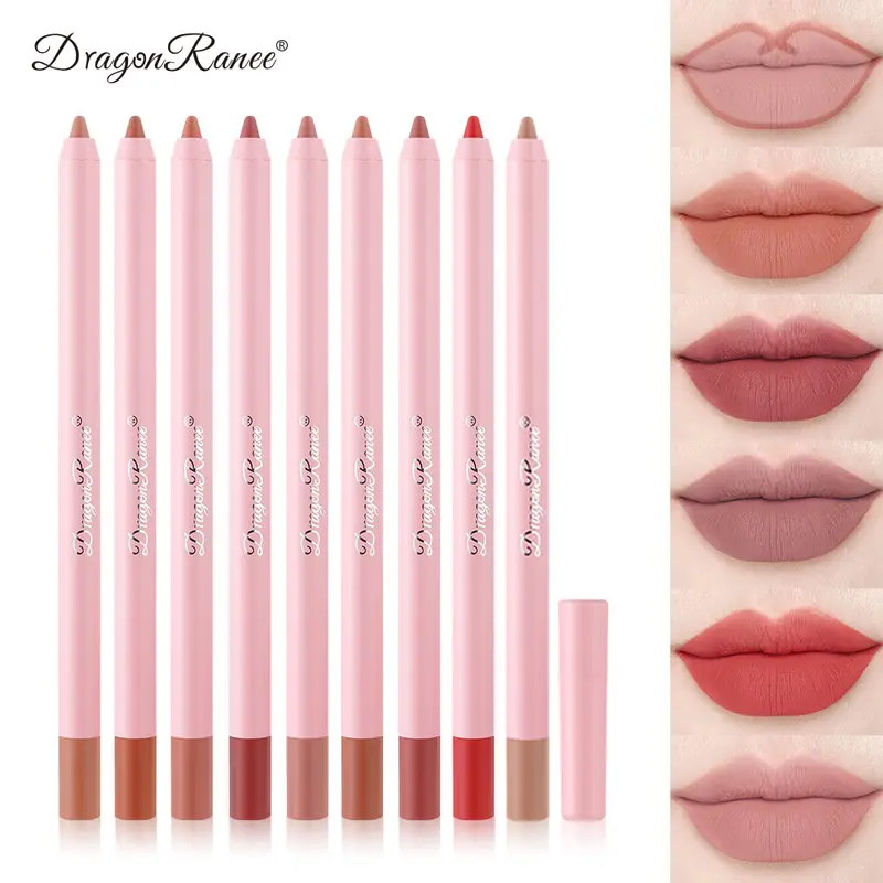 Αδιάβροχη ματ επένδυση χειλιών σε Bean Paste Color Lip Plumping Lipstick Pen Non-Fading Lip Liner Αδιάβροχο και ανθεκτικό στον ιδρώτα Ματ Lip Liner μακράς διαρκείας στυλό Plump Lip Lipstick One-Second — image 2