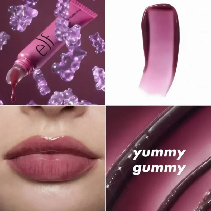 Hot Sale New Elf Bubblegum-Cherry Mango-Watermelon Lasting Moisturizer Lip Gloss Lip Balm & 8 Colors Cream Blush Brand Cosmetics — image 20
