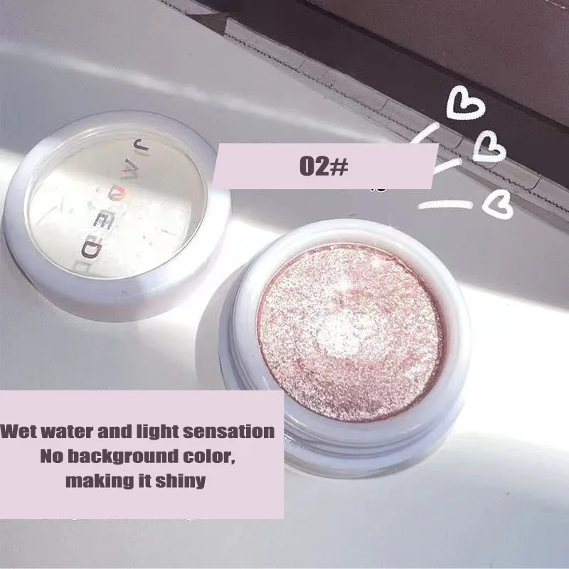 Μονόχρωμη σκιά ματιών Glitter Gold Shining Brighten Eyes Μακιγιάζ Μακιγιάζ μακράς διαρκείας Μακιγιάζ ματιών Brightening Pearlescent Shimmer Eye Shadow