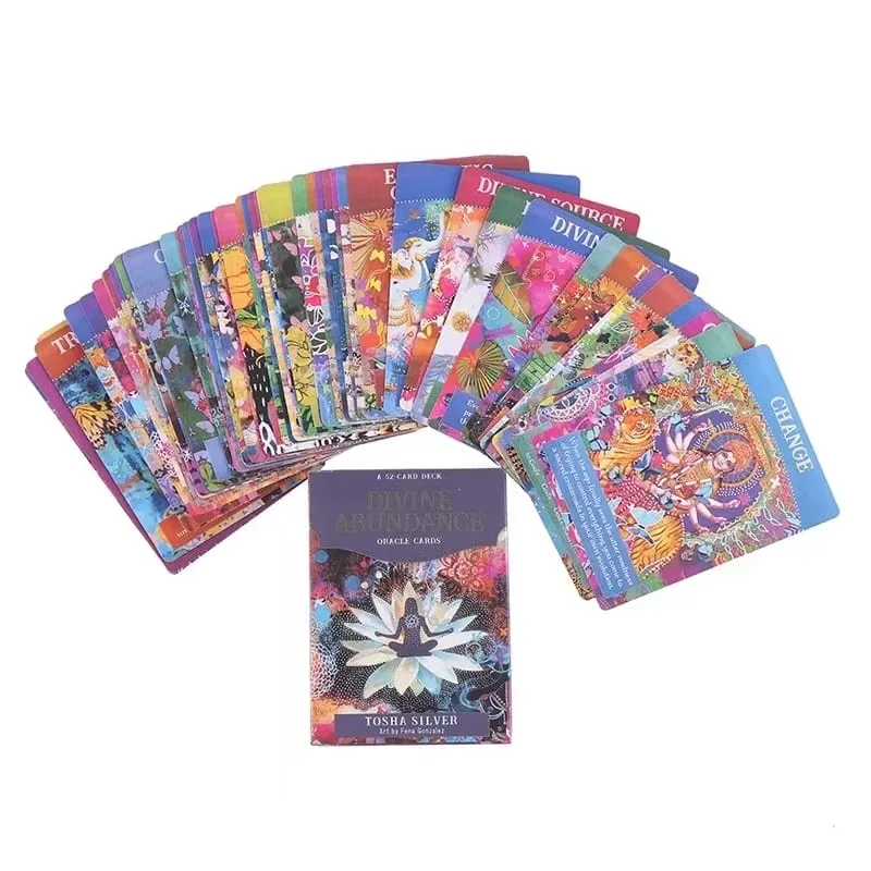 Divine Abundance Oracle Deck Αγγλικά Επεξήγηση Oracle Tarot Card For Divination Fate Beginners Tarot D — image 5