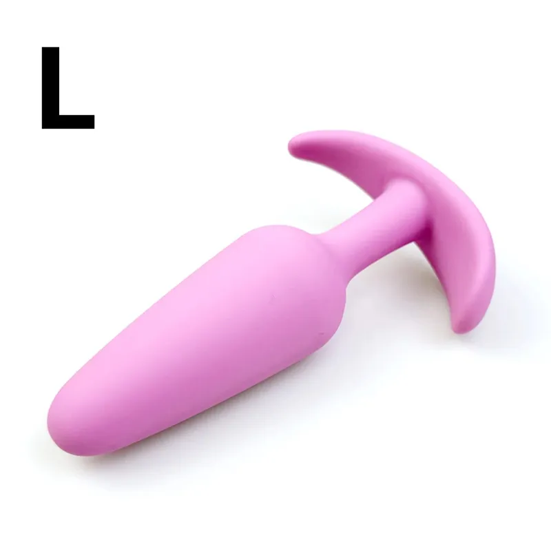 Four different sizes of silicone plugs Prostate massage anal dilators adult masturbation sexual health adult couples sex toy