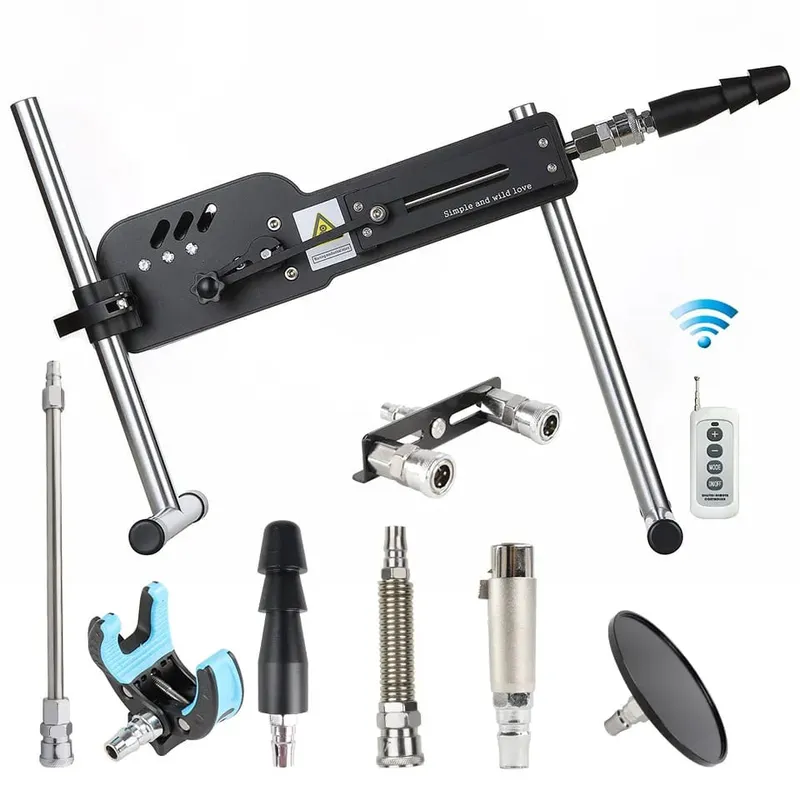 Upgrade Sex Machine with Remote Control Super Silent Ultra Adjustable Vac U Lock 30db 70W Love Machine with Free Big D