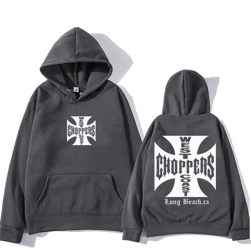 Paul Walker West Coast Choppers Hoodie Men Women's oversized Fashion Top hip hop Clothes Fleece Long Sleeve vintage Sweatshirt