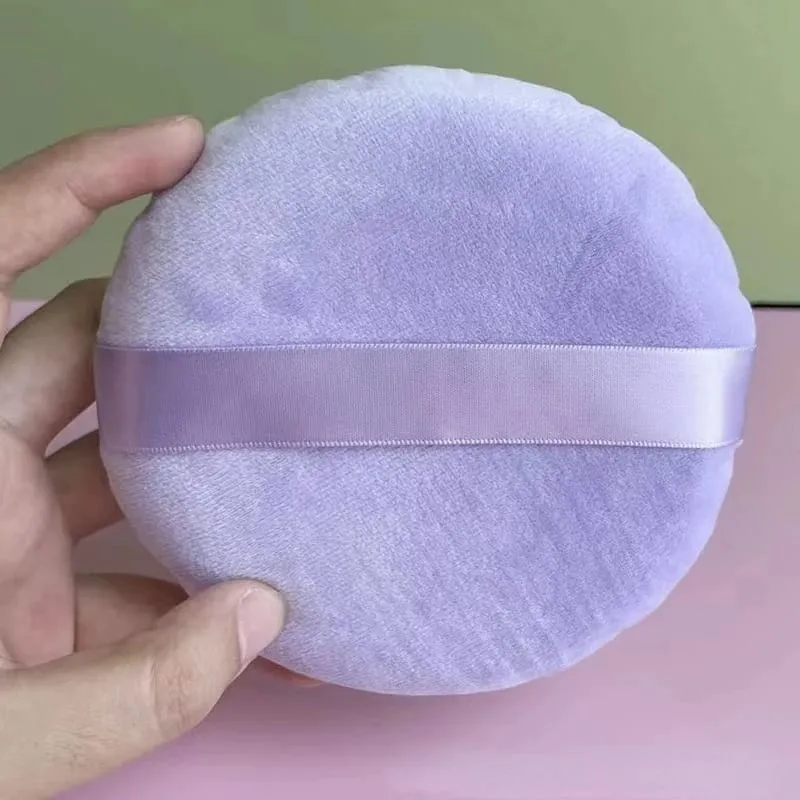 Oversized Giant Soft Makeup Powder Puff Velvet Beauty Egg Sponge Μαλακό και φιλικό προς το δέρμα χωρίς πούδρα για υγρή και στεγνή χρήση — image 7