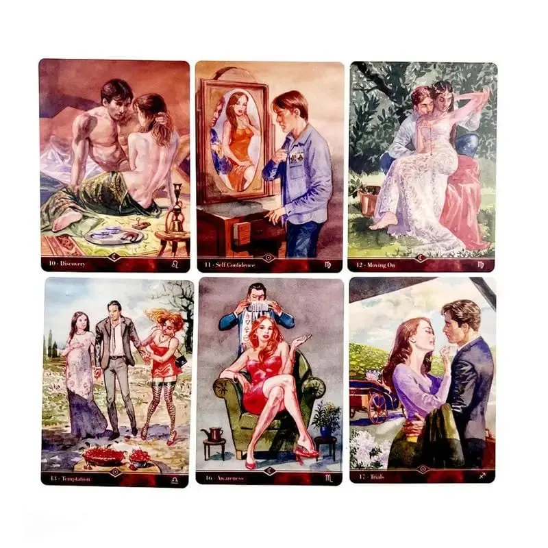 Tarot Of Sexual Magic Cards Ταρώ Αγγλική Έκδοση Deck Tarot Επιτραπέζιο παιχνίδι Μαντική Μαντεία Επιτραπέζια Παιχνίδια Μοίρα Oracle Card — image 4