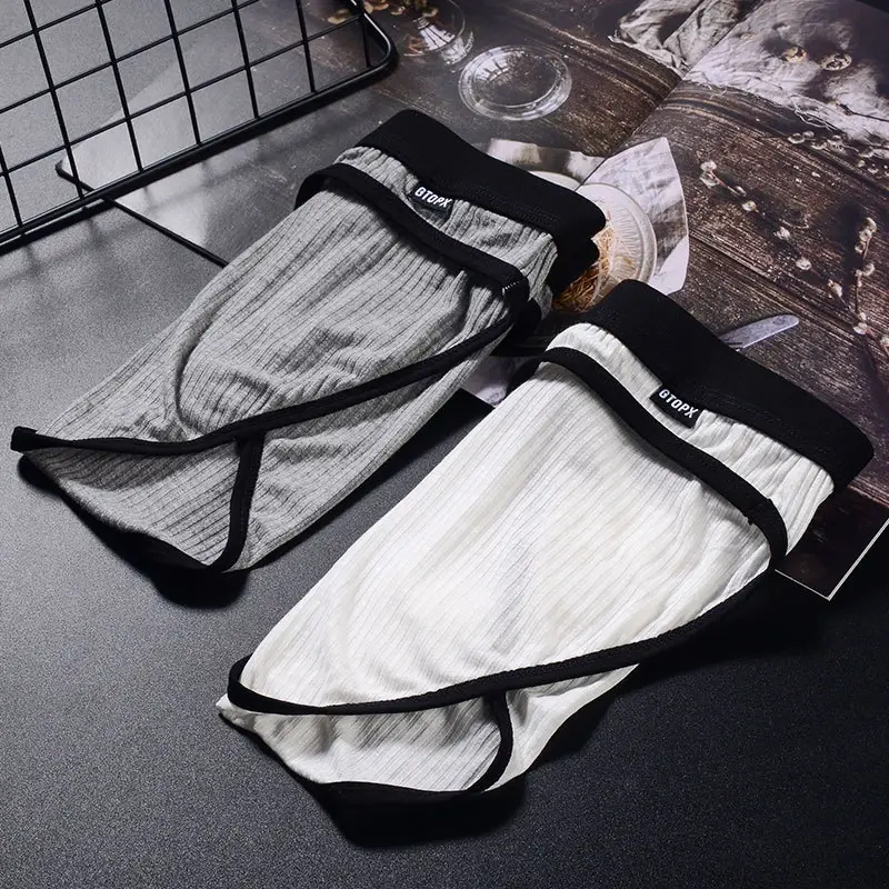 Panlalaking Underwear sissy ropa interior hombre Thread sexy panti boxers & briefs Malaking Bag U Convex cuecas homem masculinas GTOPX MAN