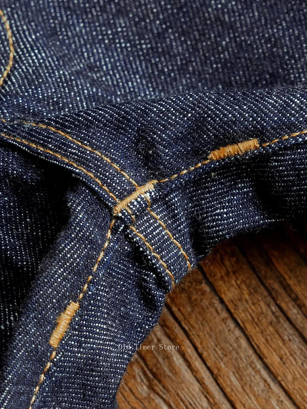 Red Tornado 511XX-0001 16oz Pink Line Selvedge farmer farmer férfiaknak Straight Fit, karcsú sziluett
