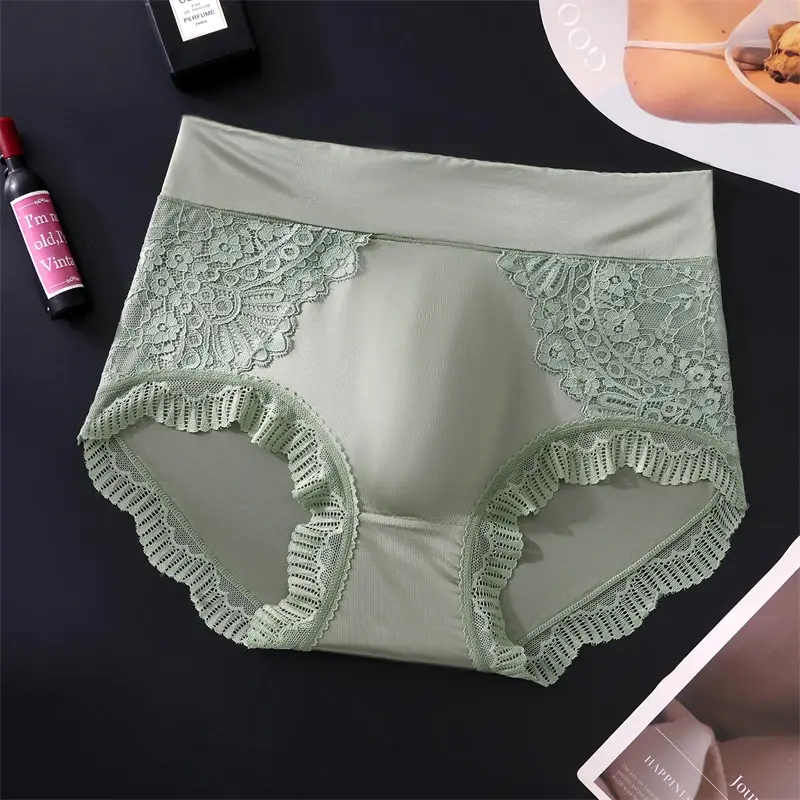 Sexy men's underwear Ice silk lingeries for man adults 18 plus cuecas masculina lace mesh cueca 3D seamless calzoncillos hombre — image 6