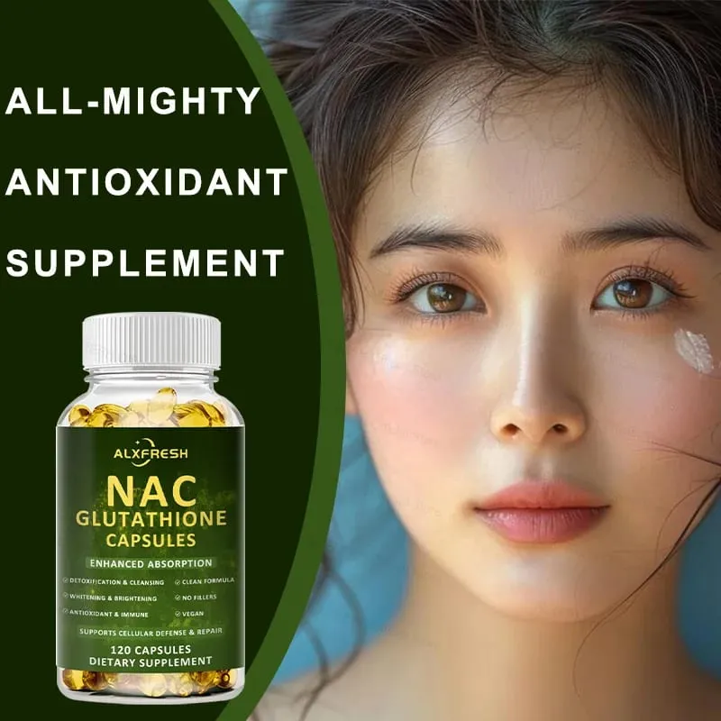 Prémium NAC + Glutation Complex Detox és Antioxidáns Boost C-vitaminnal | Májtámogató immunrendszer egészségügyi kiegészítő — image 3